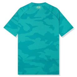 Under Armour UA Velocity Jacquard Turquoise T Shirt< Activewear|T-shirts
