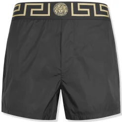 Versace Logo Swimming Shorts Black< Swimwear|Shorts